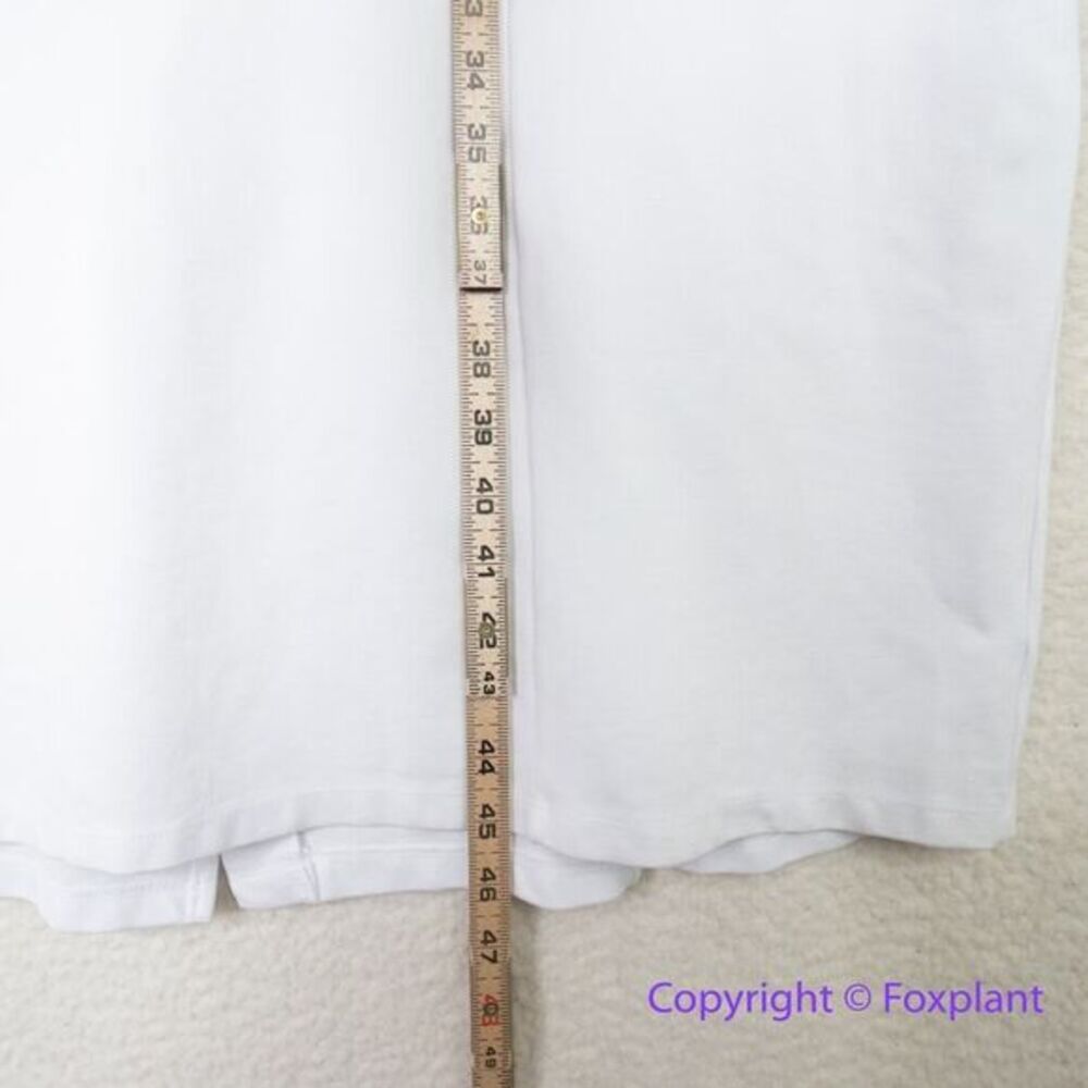 New! Eloquii Classic White V-Neck‎ 3/4 Length Sleeve Sheath Dress, size 28 - Picture 8 of 16